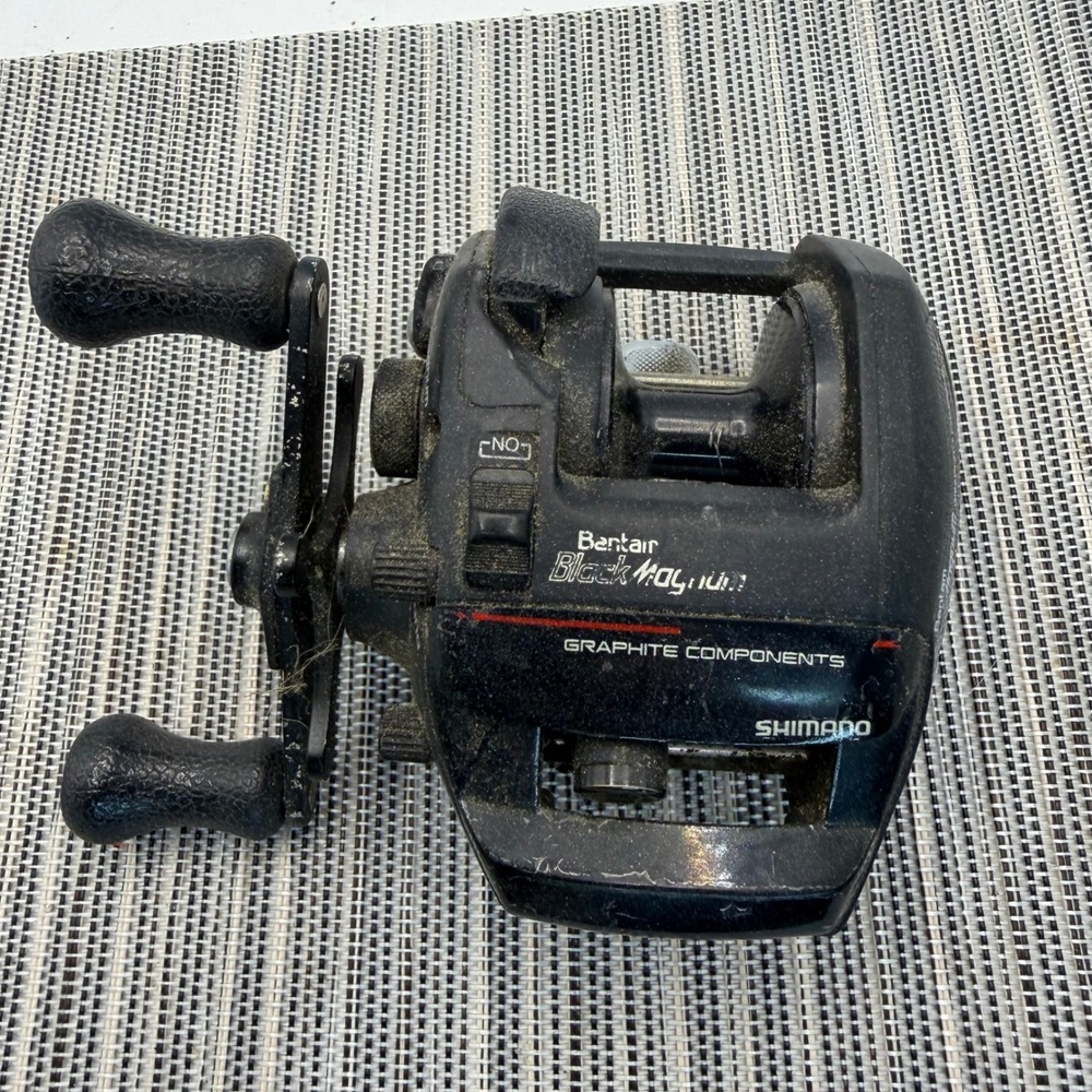 Shimano Bantam Black Magnum 100GT Baitcasting Fishing Reel Japan Right Hand